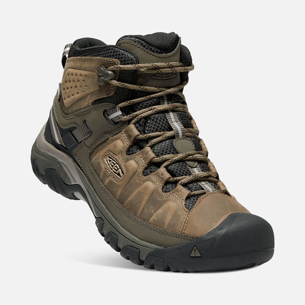 Bottes de Randonnée Keen Homme Marron | Targhee Iii Waterproof Mid | TOBDJ-4937